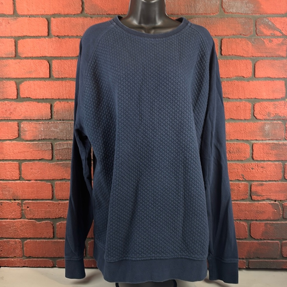 Tommy Hilfiger‎ Woman's XL Blue Quilted Sweatshirt – Cozy Casual